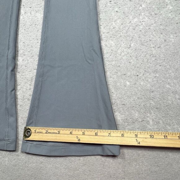 Lululemon Mini-Flared Pant Womens 0 Blue Gray Align High-Rise Ribbed Inseam 31” - Picture 7 of 12